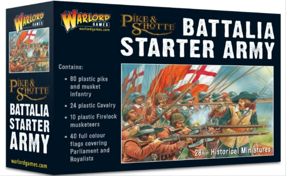 Caja de inicio del ejército de Pike & Shotte de 28 mm