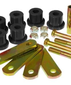 Kit de buje de grillete trasero de hoja mono HD en negro