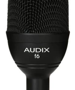 Micrófono de bombo dinámico hipercardioide Audix f6 para