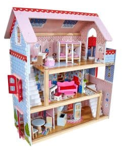 Casa de Muñecas de Madera KidKraft Chelsea con 16
