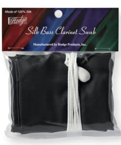 Hodge Silk Bass Clarinet Swab - Negro