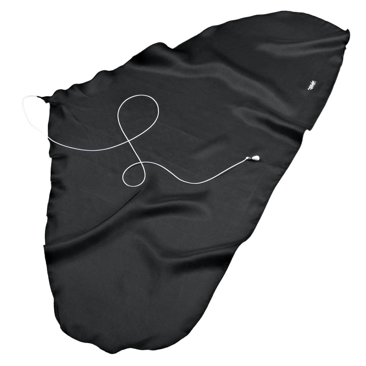 Paño para saxofón tenor de seda Hodge - Negro