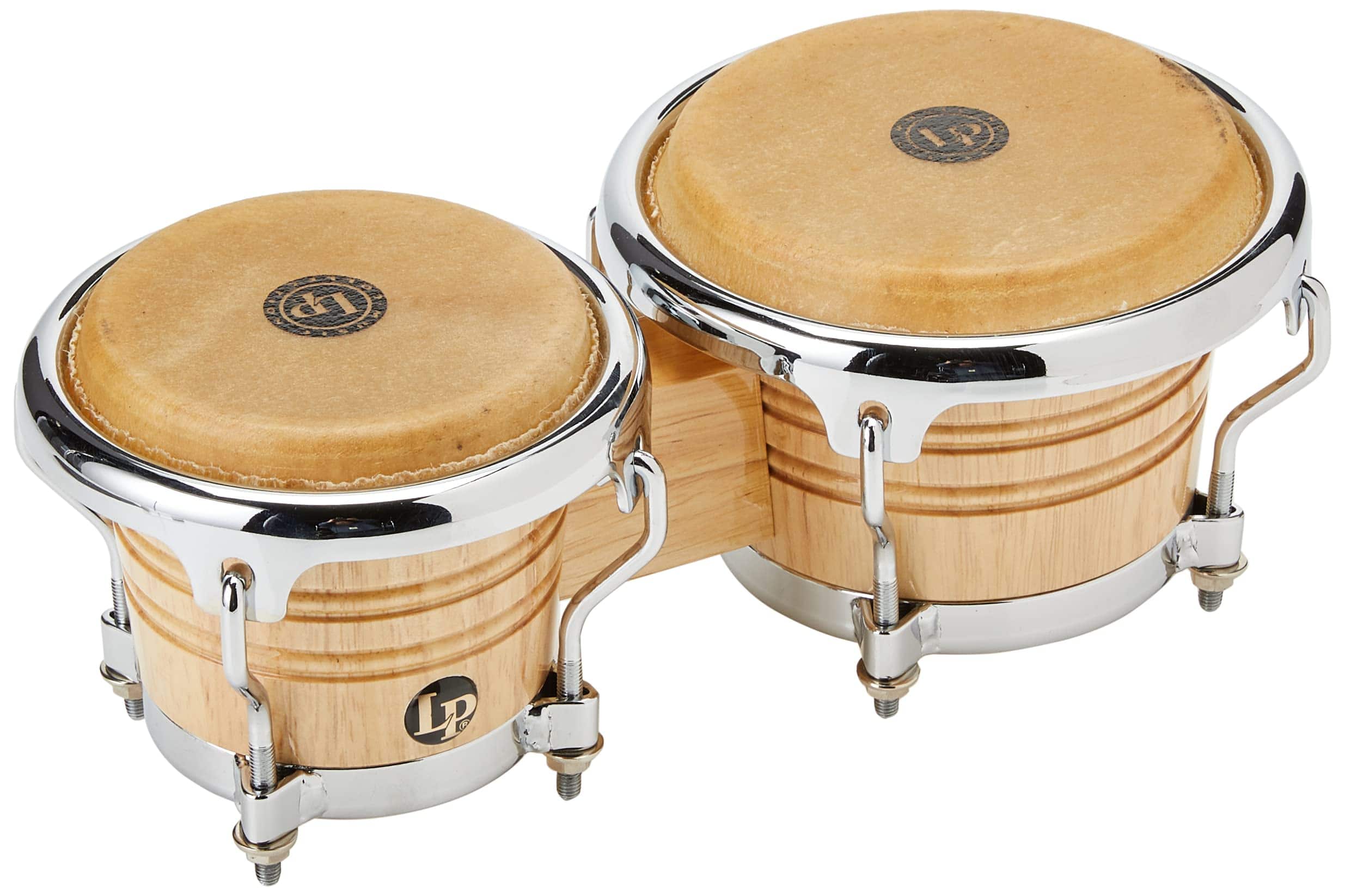 Mini Bongos de Madera Natural Afinables LPM199-AW LPMC