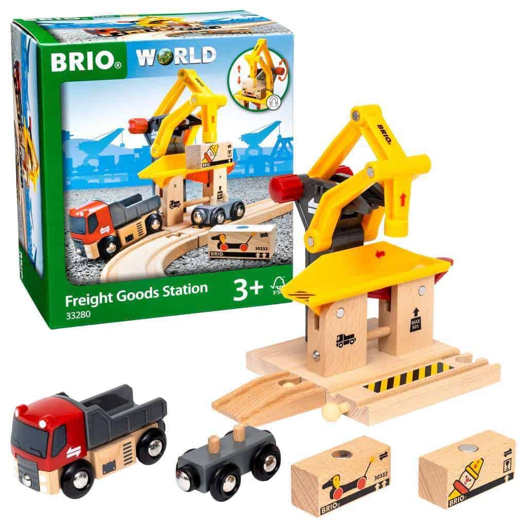BRIO World - Estación de Carga de Mercancías 33280 | Juego - Imagen 3