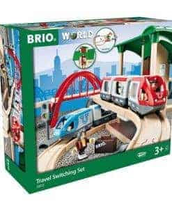 BRIO World - 33512 Travel Switching Set | Juego de tren de