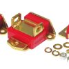 Kit de soportes de motor y transmisión de uretano rojo
