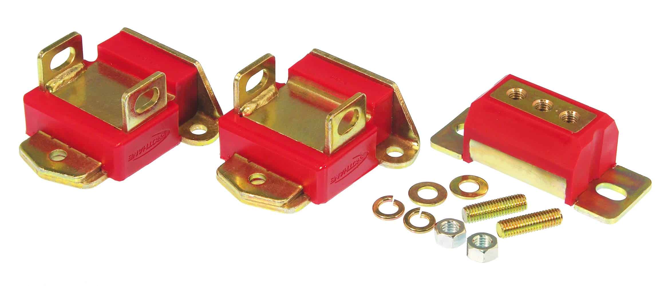 Kit de soportes de motor y transmisión de uretano rojo