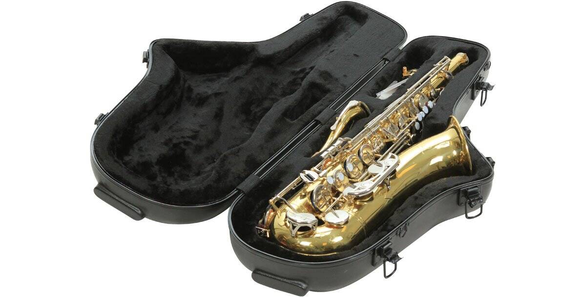 Estuche de saxofón tenor contorneado SKB