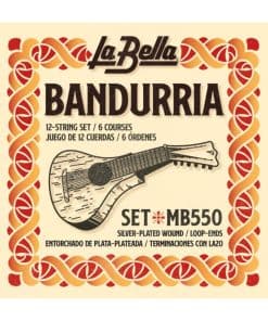 Cuerdas de Bandurria La Bella MB550 de Plata Plateada con