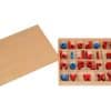 Pequeños Alfabetos Móviles Montessori con Caja