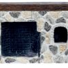 Chimenea de Piedra de Campo en Miniatura para Casa de