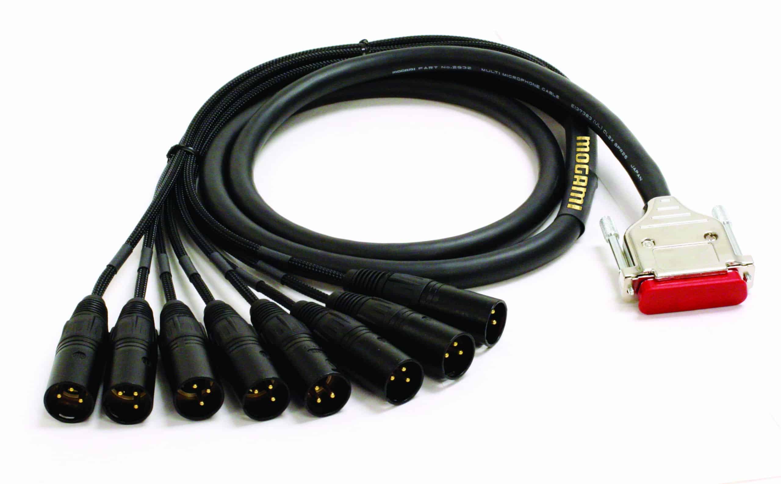 Cable de interfaz analógica Mogami Gold DB25-XLRM-40, 8