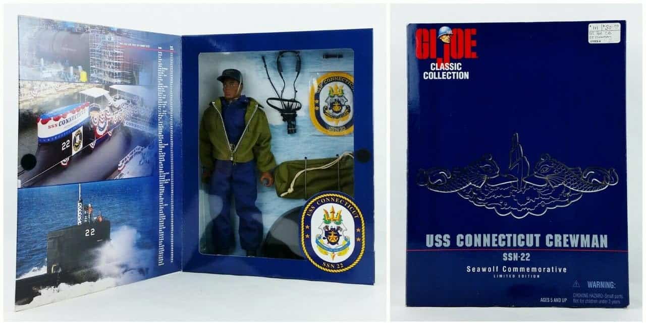 Figura de tripulante del USS Connecticut de la colección