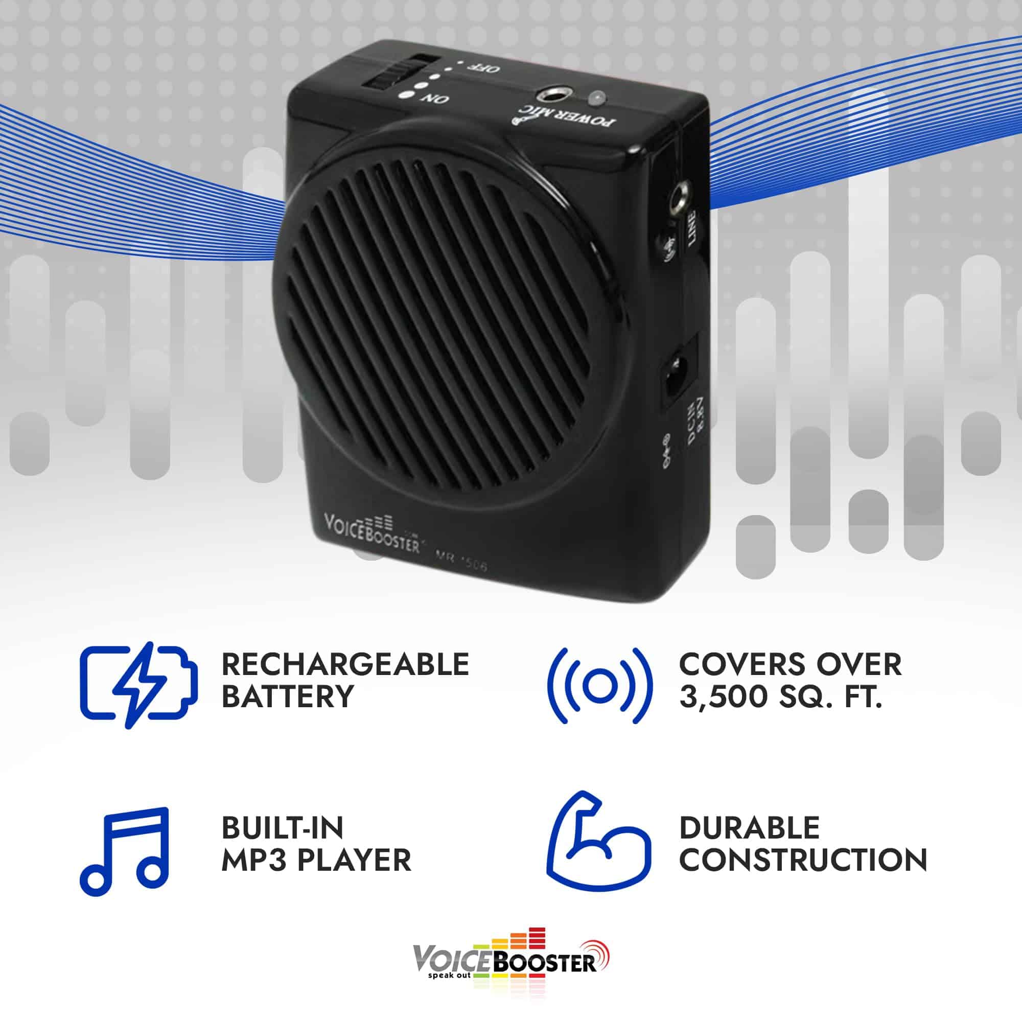Amplificador de Voz Voicebooster Speak -Negro - Imagen 4
