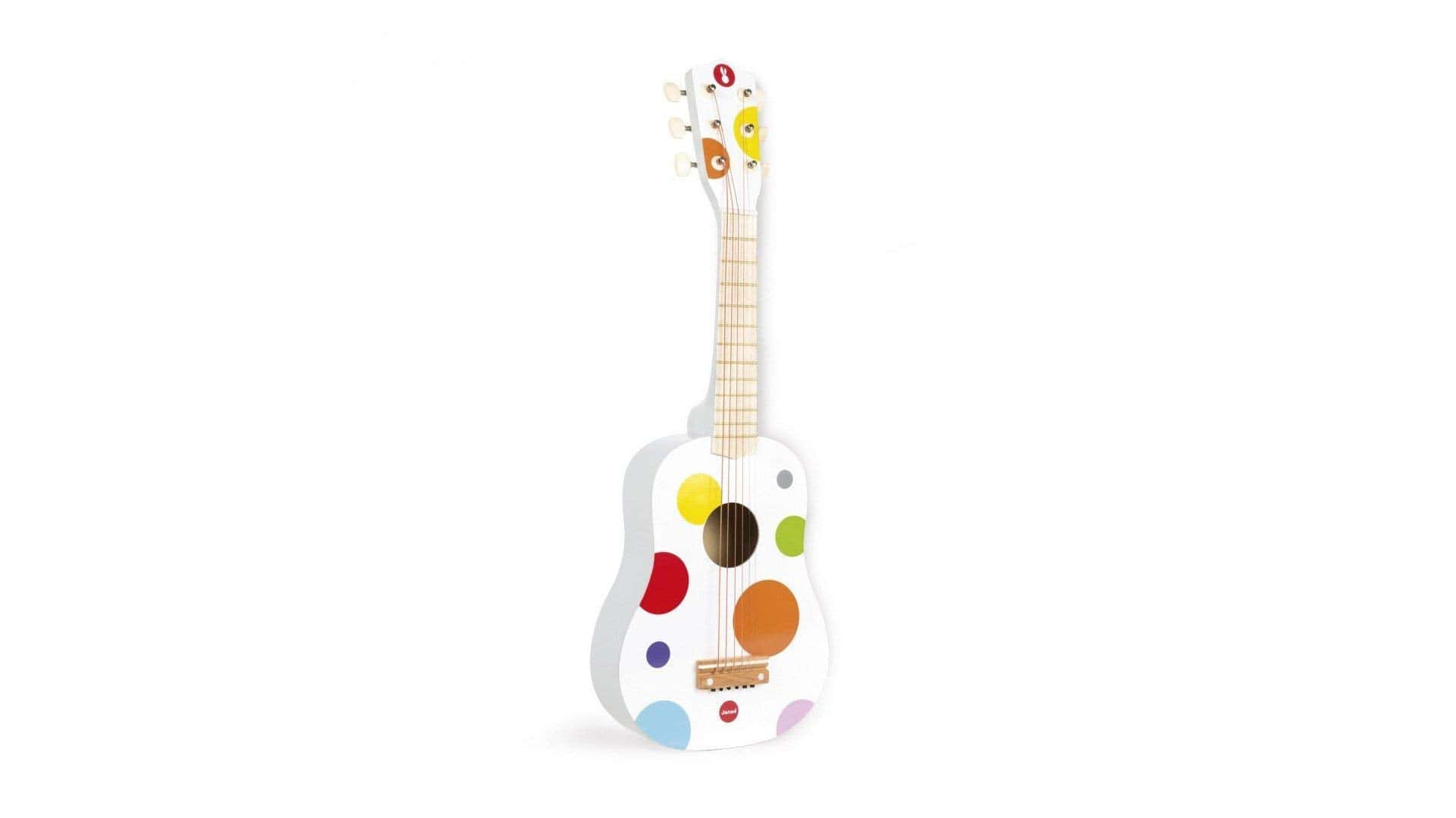 Guitarra de madera para niños Janod Confetti - Edades 3+ -