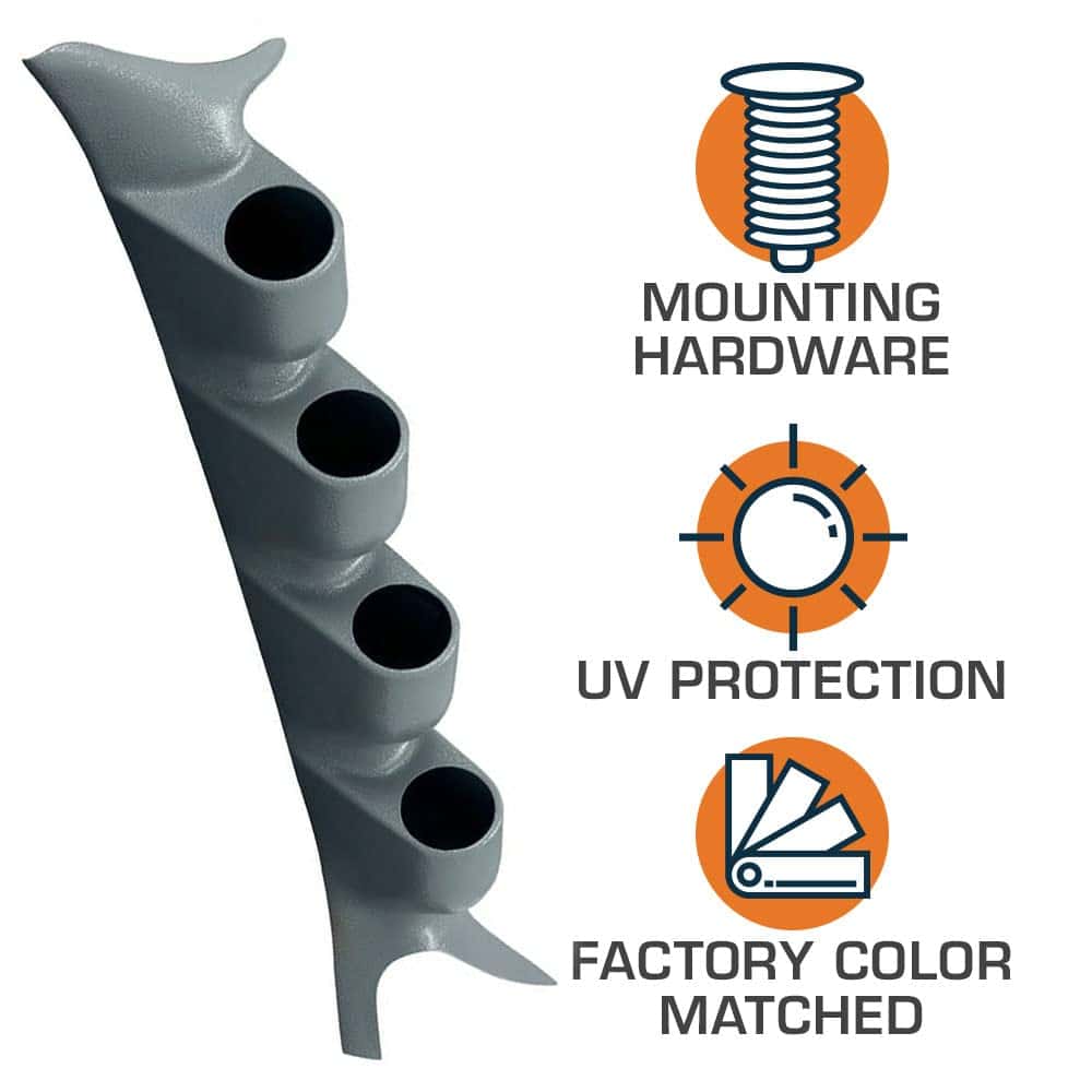 Pod de Calibre GlowShift Gris Compatible con Ford Super - Imagen 4