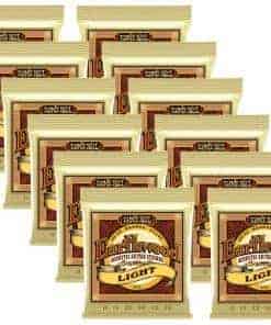 12 Sets de Cuerdas para Guitarra Acústica Ernie Ball