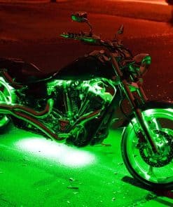 Kit de Luz de Acento LED de Color Verde de 10 Pods + 4