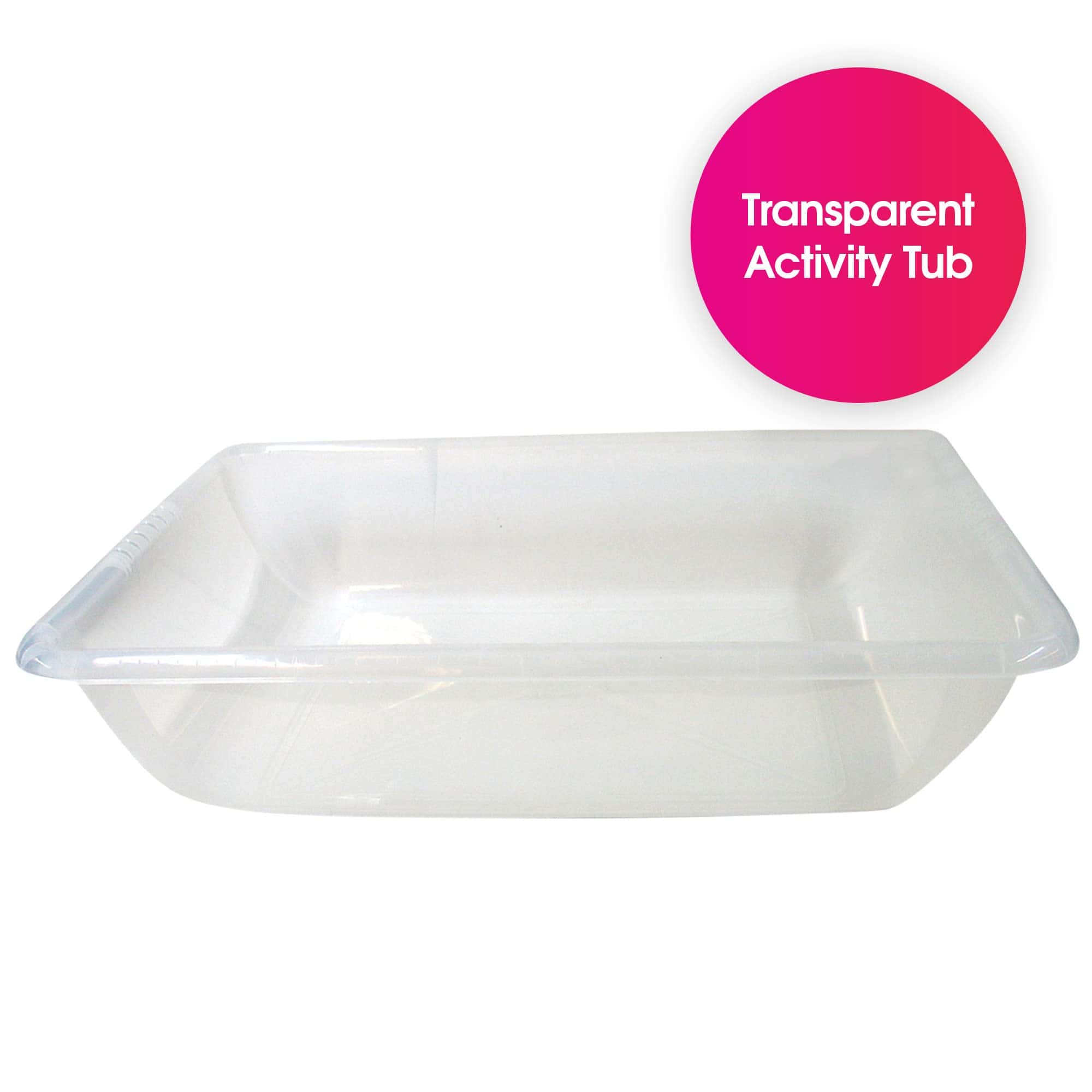 Edushape Activity Tub, Transparent - Mesa de agua y arena - Imagen 3