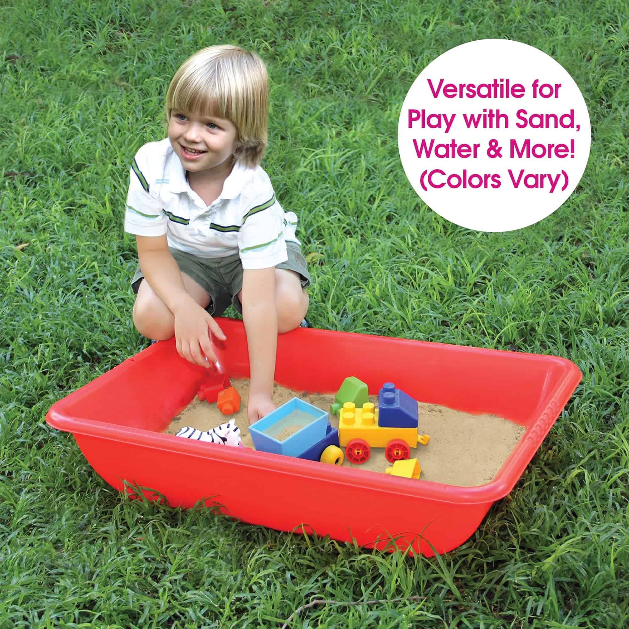 Edushape Activity Tub, Transparent - Mesa de agua y arena - Imagen 4