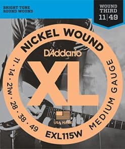 Cuerdas de guitarra eléctrica D'Addario EXL115Wx5 (5