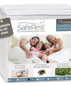 Protector de colchón SafeRest 100% impermeable de tamaño