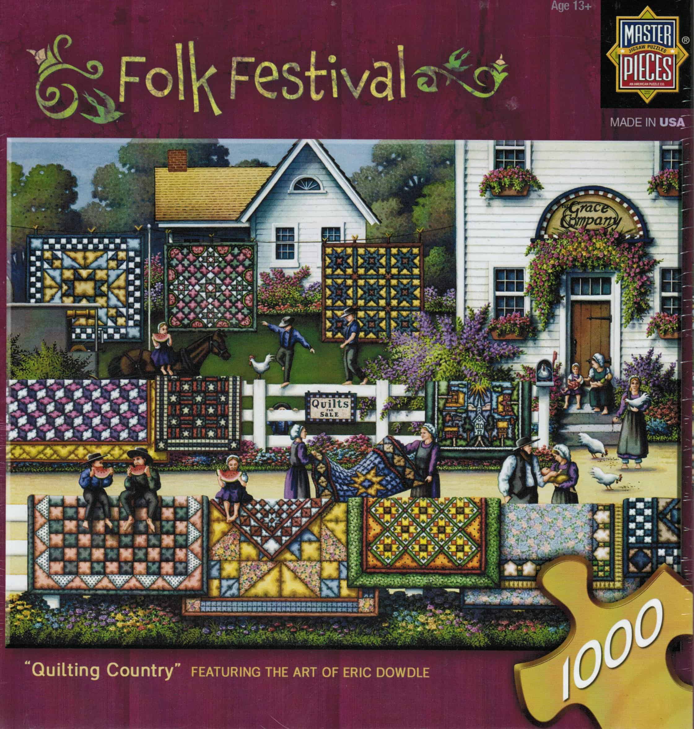 "Quilting Country" Rompecabezas de 1000 piezas