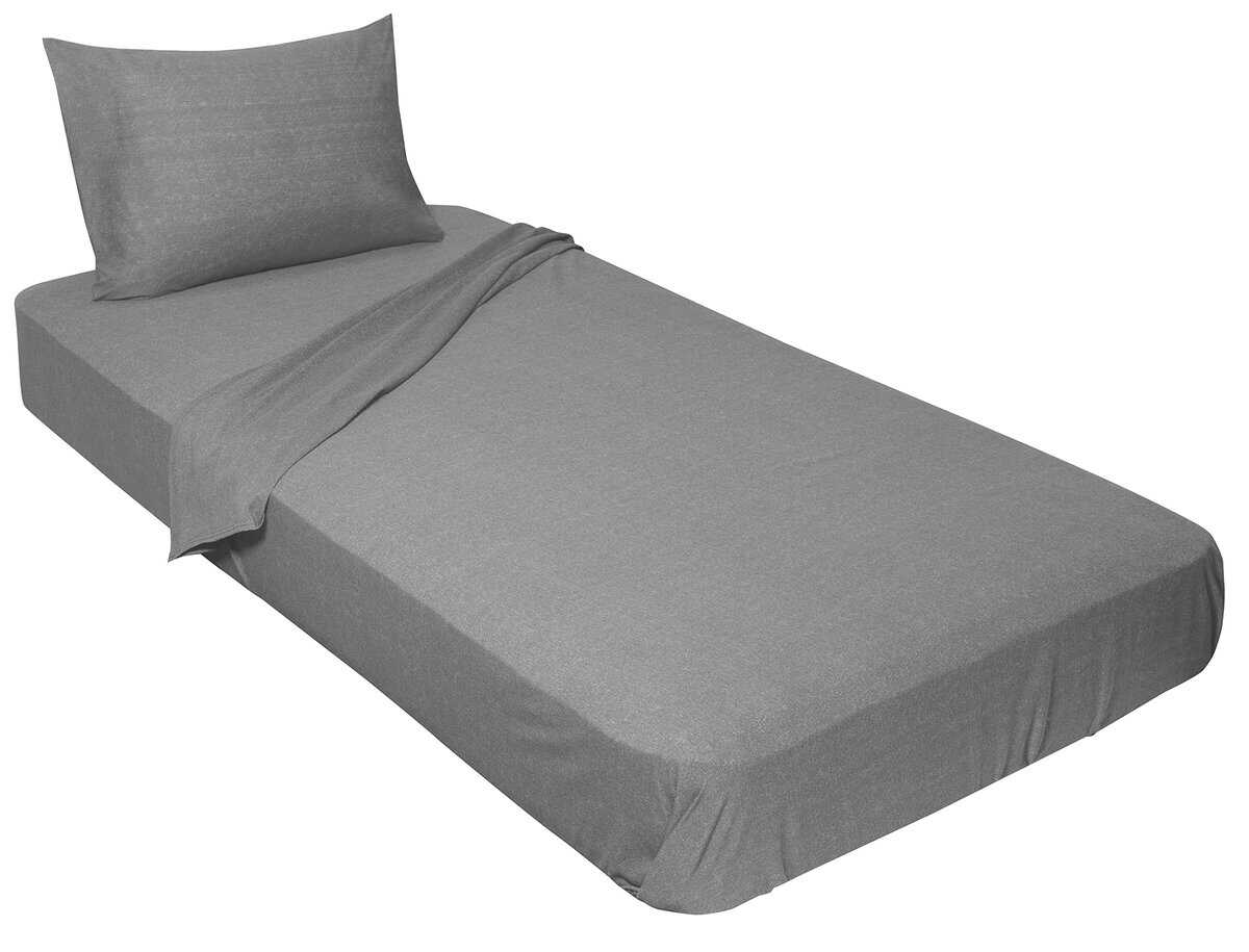 Juego de sábanas de algodón 100% peinado Jersey Knit