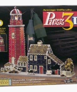 Rompecabezas 3D Faro junto al mar con luz funcional 349