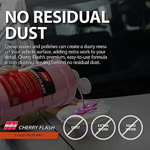 Cera líquida en pasta para automóviles Malco Cherry Flash - - Imagen 8