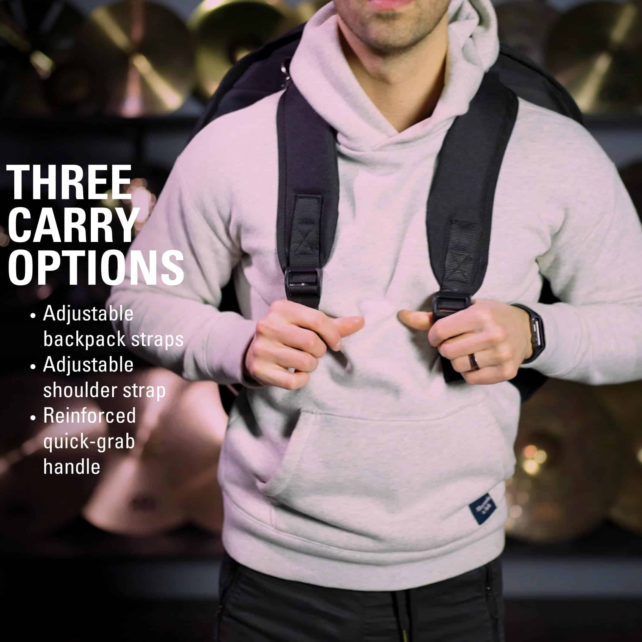 Mochila para Platillos Meinl 22" con Compartimento para - Imagen 4