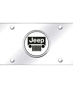 Placa de matrícula con logo Au-Tomotive Gold para Jeep