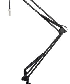 Soporte de micrófono de escritorio con brazo extensible