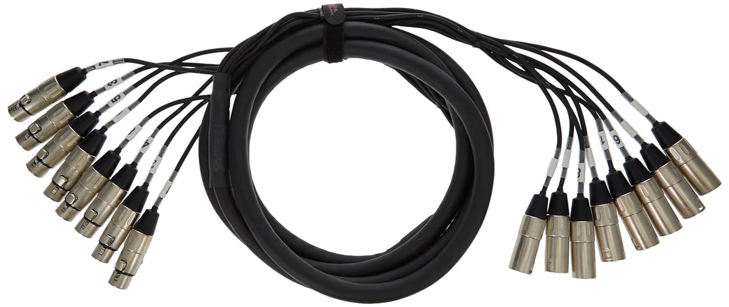 Cable Serpiente de 8 Canales KIRLIN MT-815-3M de 3 Metros