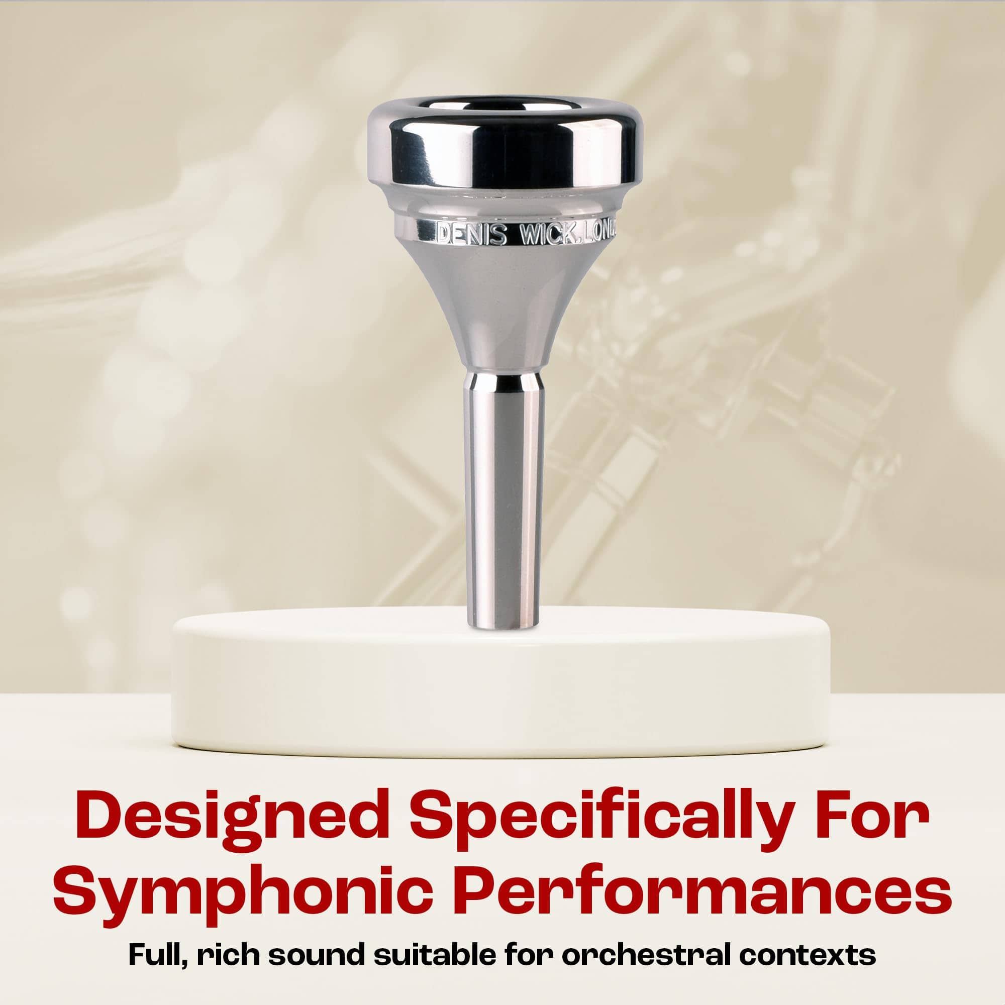 Boquilla para Tuba Denis Wick DW5286-5L Plata Clásica - Imagen 7