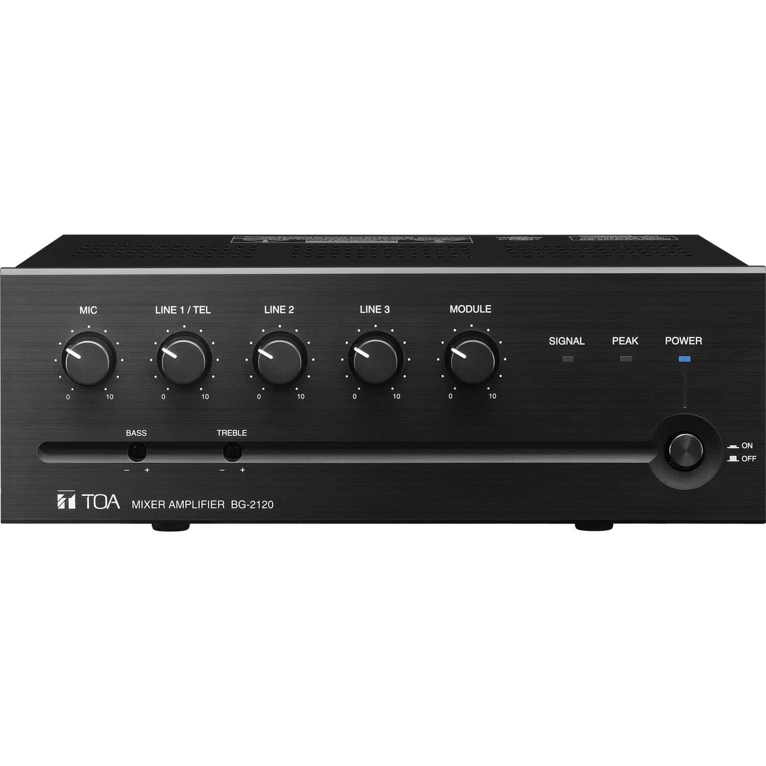 Amplificador de Mezclador de 5 Canales 60W TOA BG-2060