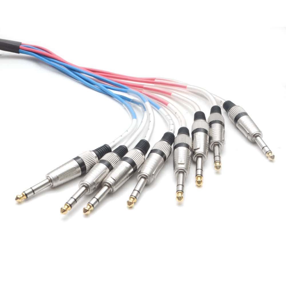 Cable Serpiente TRS de 8 Canales 1/4" - 15 Pies de Longitud - Imagen 3