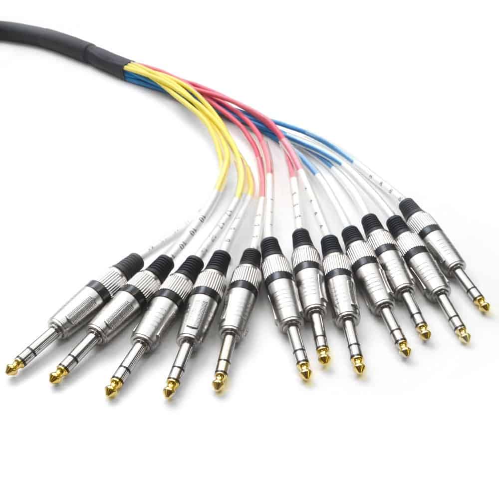 Cable de serpiente TRS de 12 canales 1/4" - 10 pies de - Imagen 3