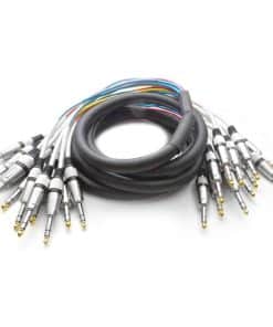Cable de serpiente TRS de 12 canales 1/4" - 10 pies de