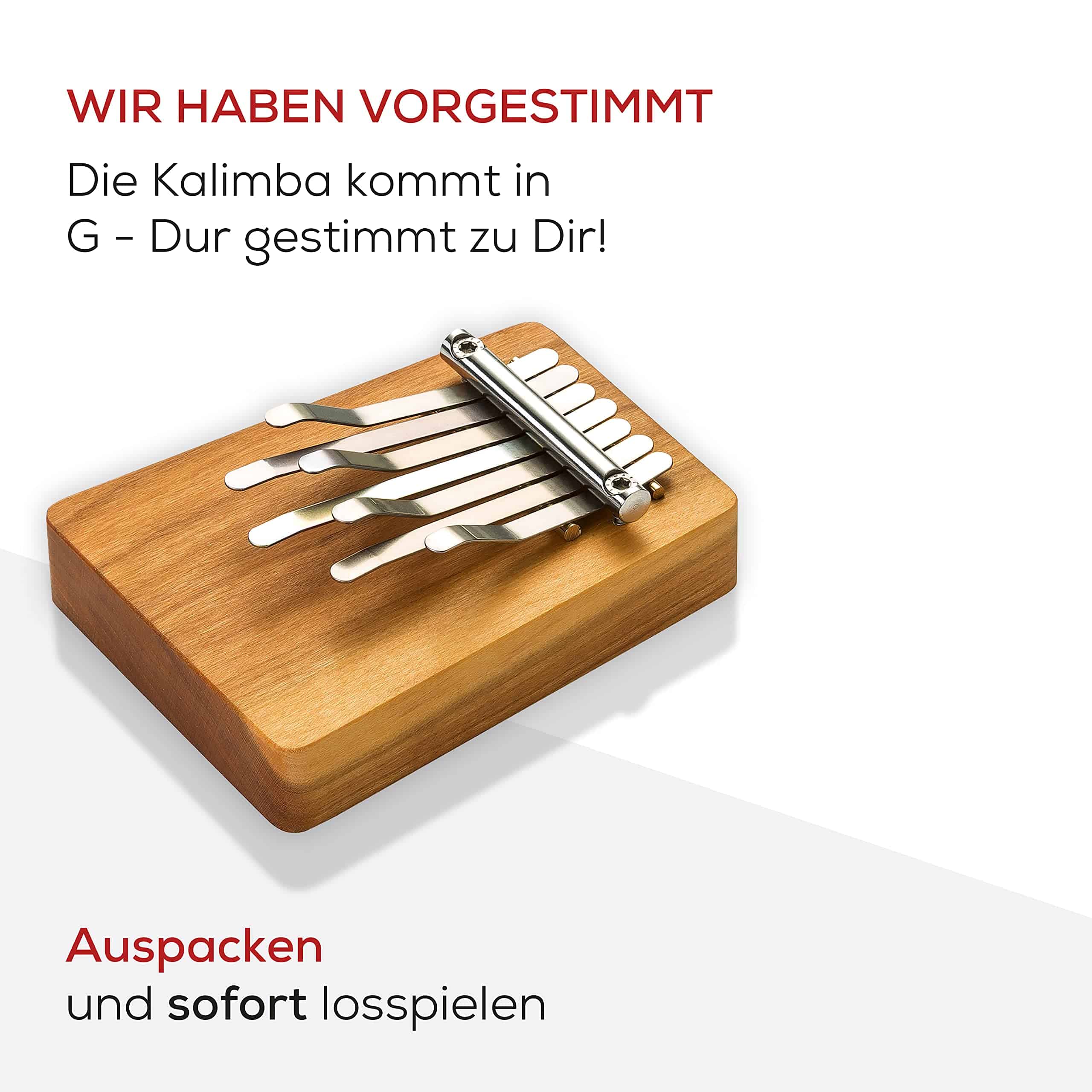 Kalimba HOKEMA B7 Thumb Piano Wide Tines Low Tones - Imagen 4
