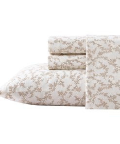 Juego de sábanas Laura Ashley, Algodón Franela, Cepillado