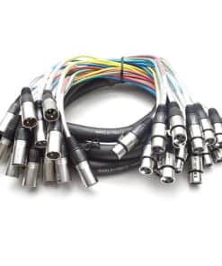 Seismic Audio - Cable serpiente XLR de 16 canales - 10 pies