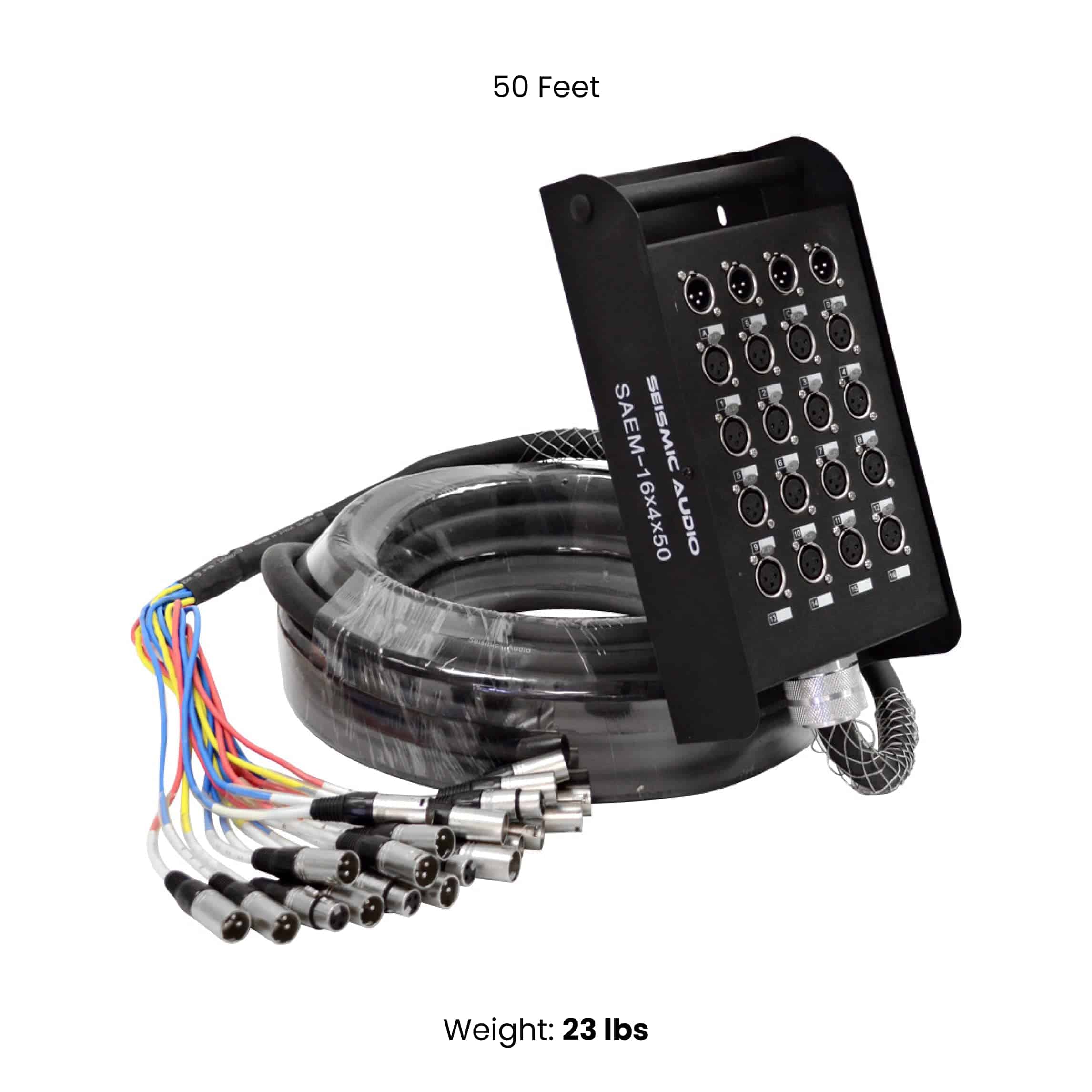CABLE DE SERPIENTE XLR DE 16 CANALES DE Seismic Audio - 50 - Imagen 3