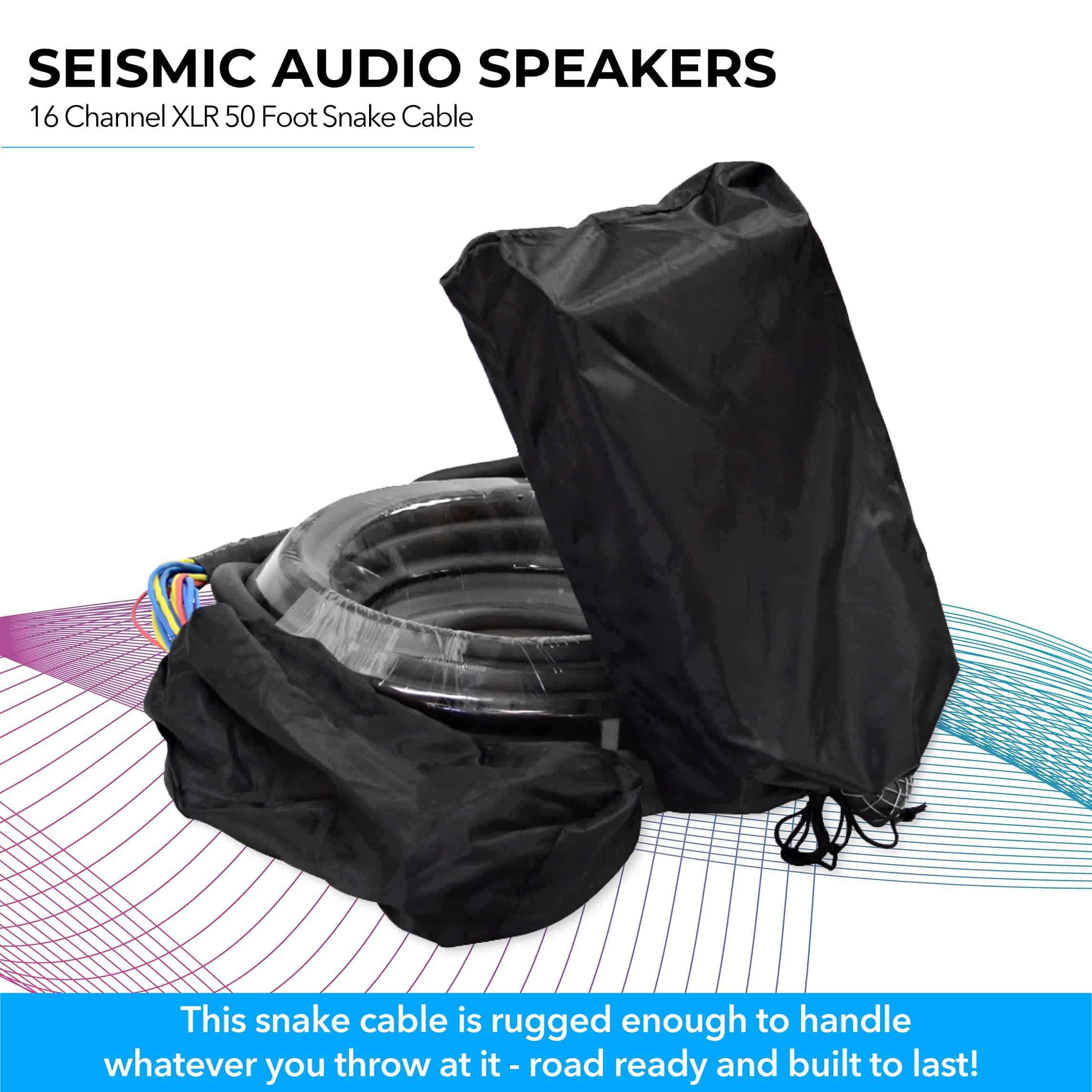 CABLE DE SERPIENTE XLR DE 16 CANALES DE Seismic Audio - 50 - Imagen 4