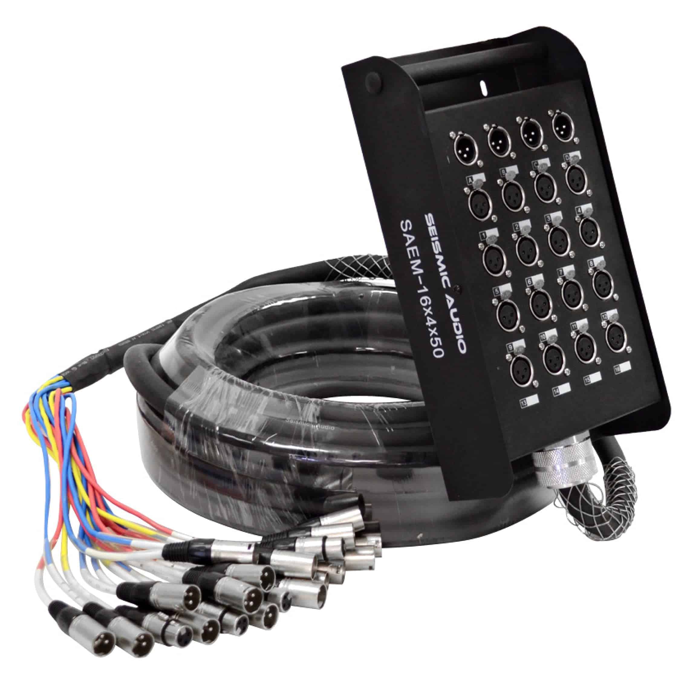 CABLE DE SERPIENTE XLR DE 16 CANALES DE Seismic Audio - 50