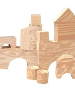 Edushape Bloques Blandos de Madera para Bebés de 1-3 años,