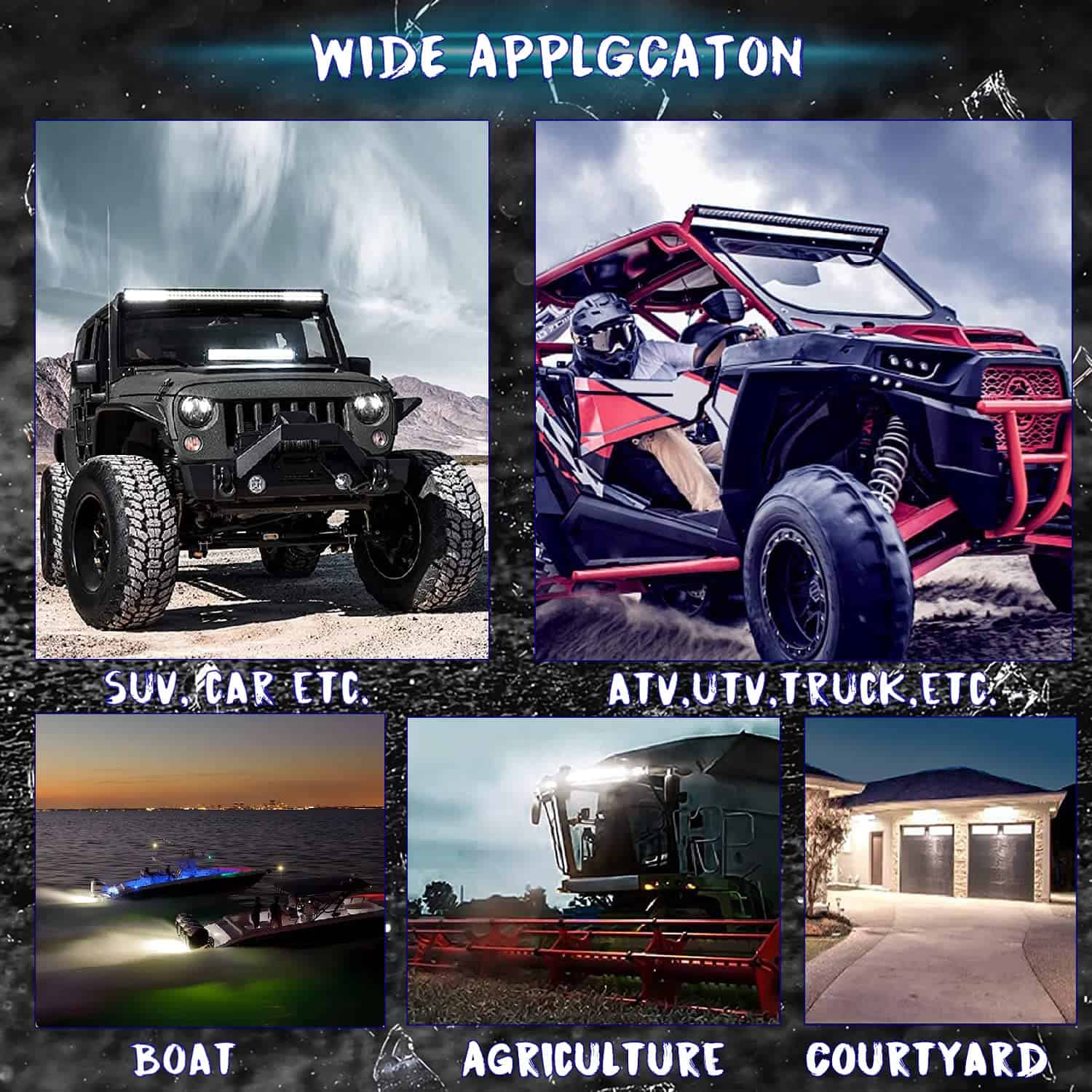 Barra de luz Led de fila única Angel ma 90W 20" Blanco - Imagen 10