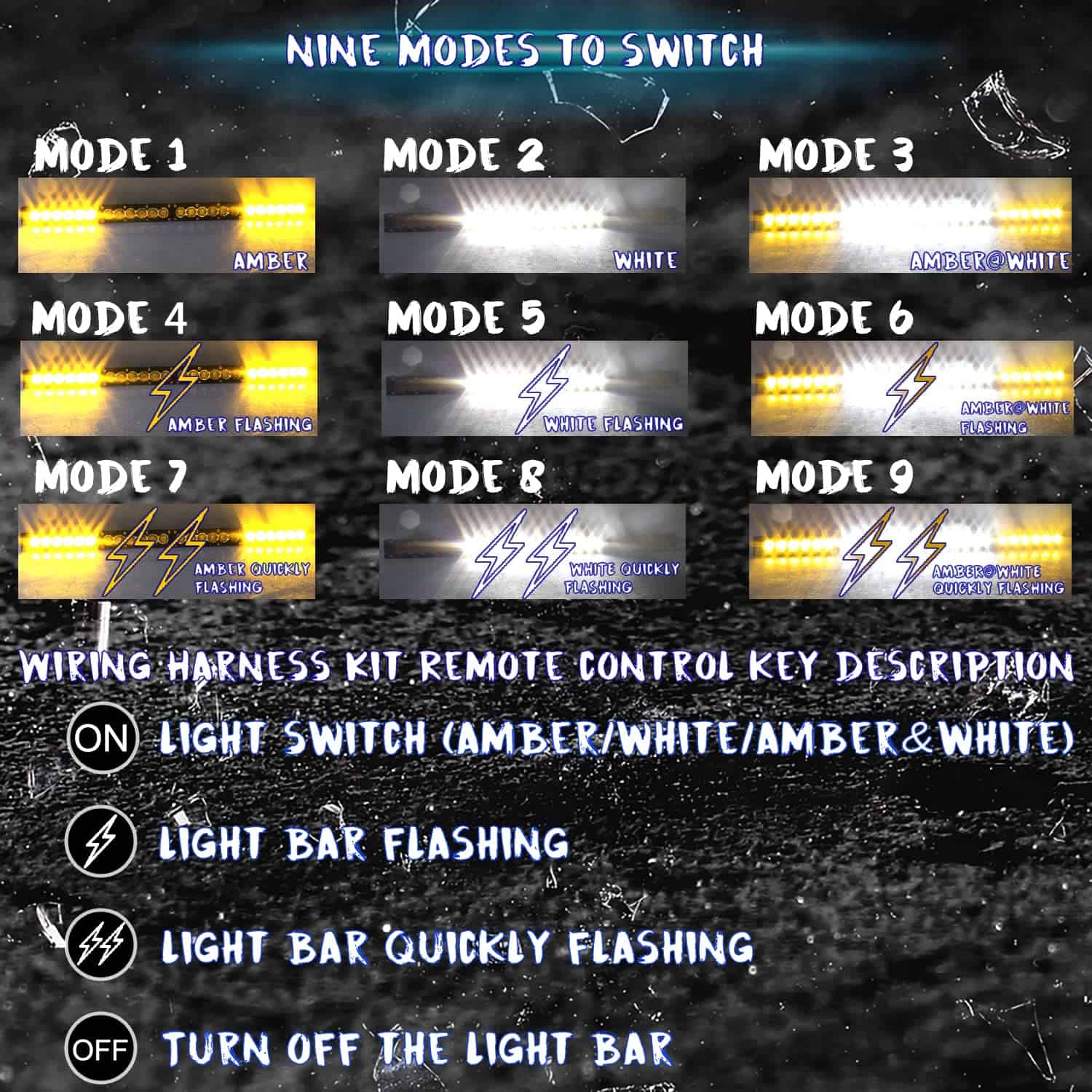 Barra de luz Led de fila única Angel ma 90W 20" Blanco - Imagen 5