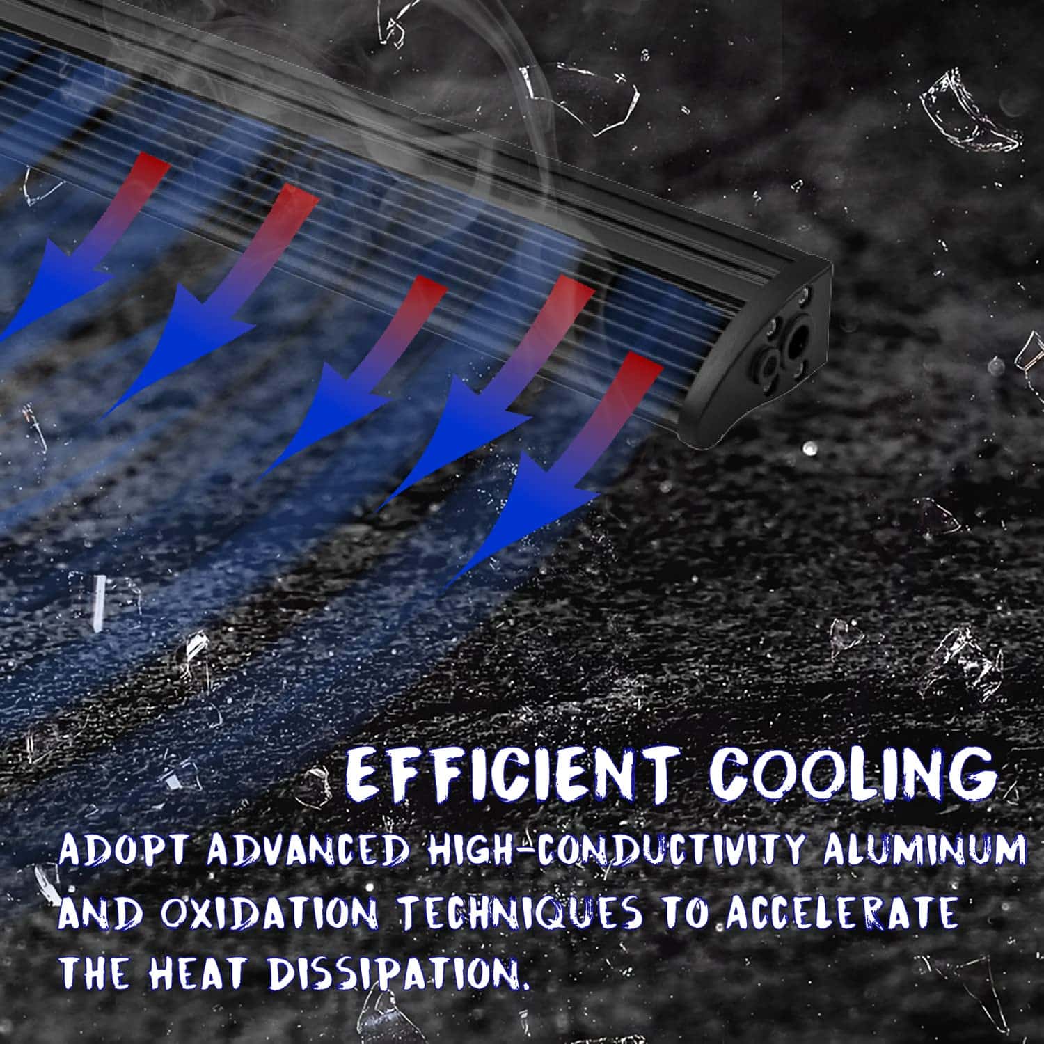 Barra de luz Led de fila única Angel ma 90W 20" Blanco - Imagen 9