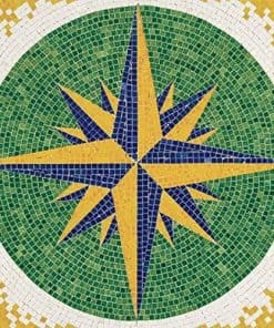 Kit de Mosaico Rosa de los Vientos Aedes Ars